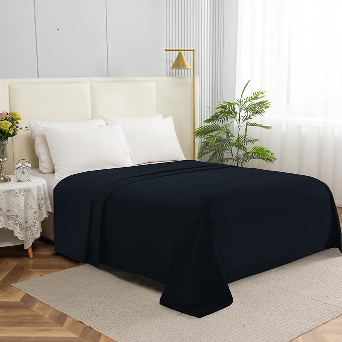 Elegant Comfort Premium Hotel Quality 1-Piece Flat Sheet, Luxury & Softest 1500 by ELEGANTCOMFORT
