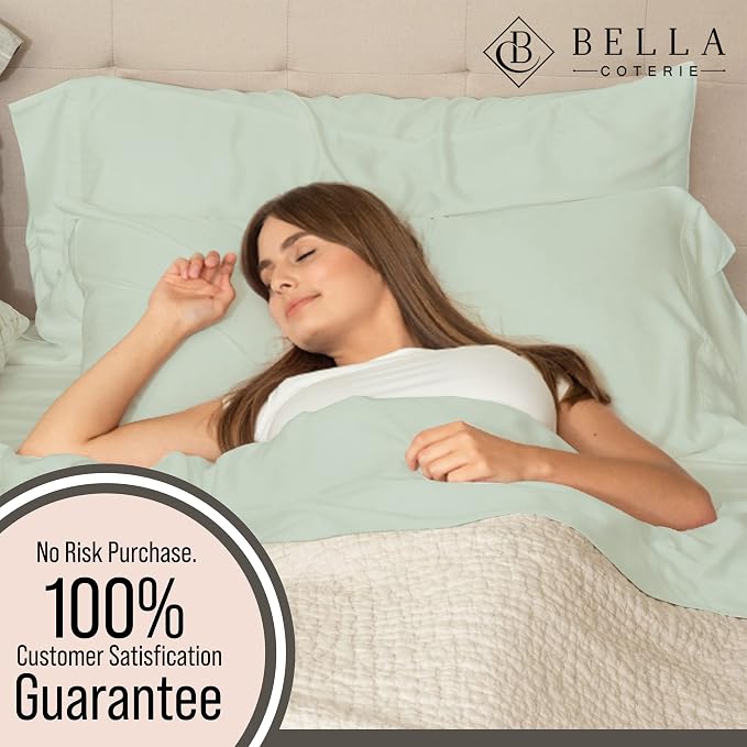 Bella Coterie Luxury Bamboo Viscose California King Size Fitted Sheet Only | - Image 5