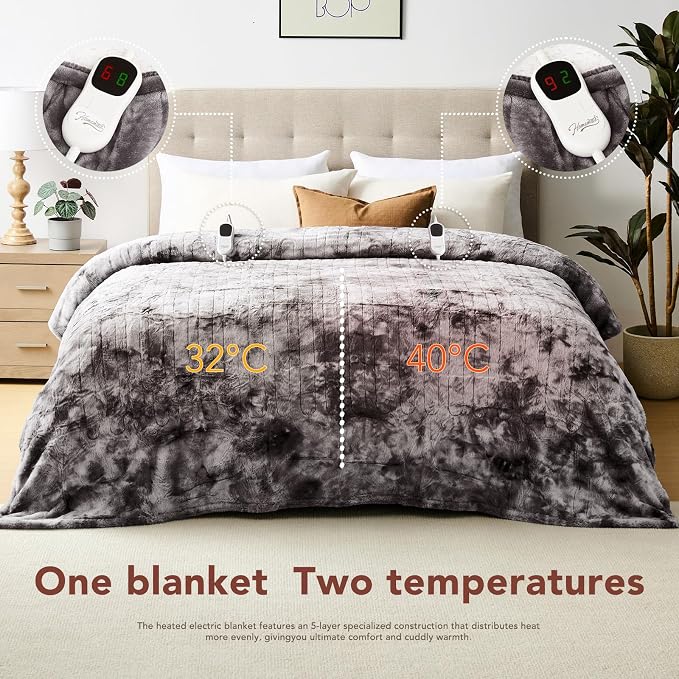 Homemate Electric Heated Blanket Queen Size - Image 8
