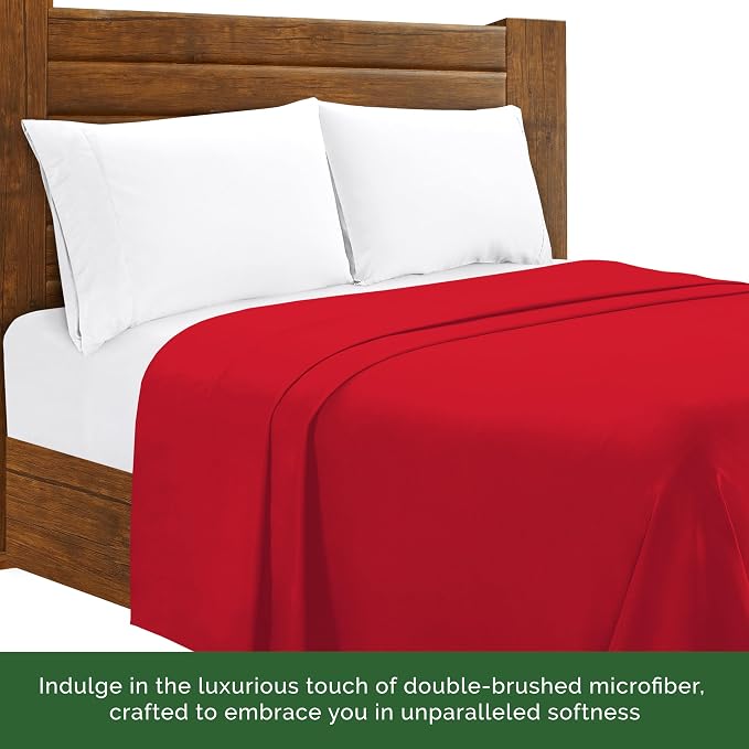 Luxury Flat Sheet on Amazon Elegant Comfort Wrinkle-Free 1500 Premier Hotel - Image 5