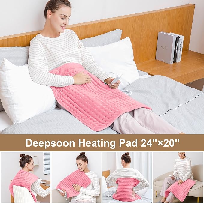Deepsoon Heating Pad, Electric Heating Pads - Image 3