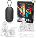 Hearprotek Concert Ear Plugs, 2 Pairs High Fidelity Musician Ear Plugs by Hearprotek