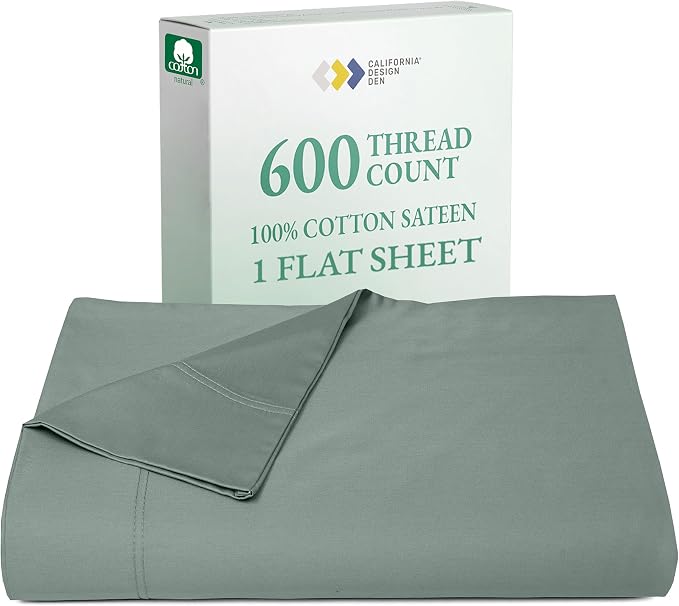 100% Cotton Flat Sheet by CaliforniaDesignDen