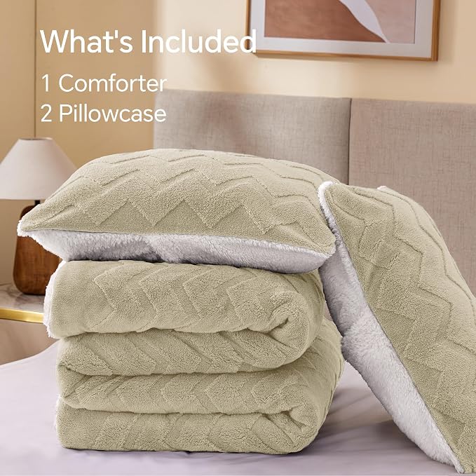 BEDELITE Fluffy Queen Comforter Set - Image 8