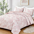WONGS BEDDING Botanical Quilt Set Full Size by WONGSBEDDING