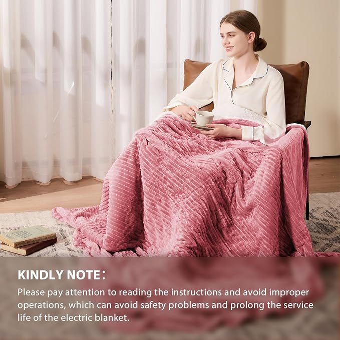 Homemate Heated Blanket Electric Throw - Image 6