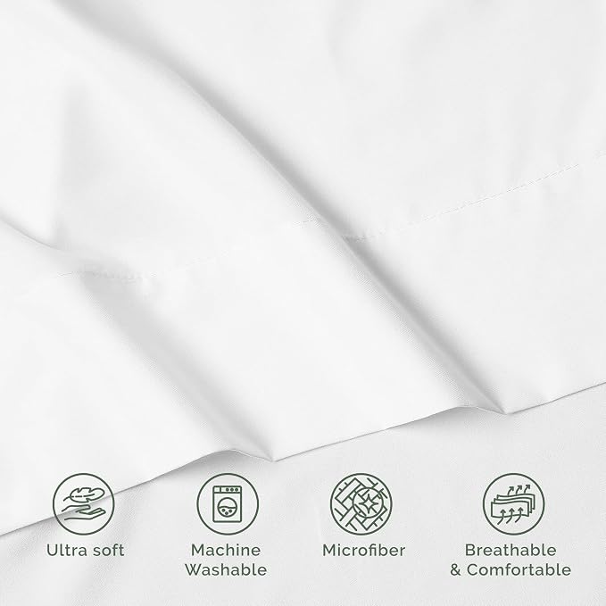 Luxury Flat Sheet on Amazon Elegant Comfort Wrinkle-Free 1500 Premier Hotel - Image 7