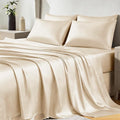 CozyLux Satin Sheets Queen Size Bed Set by CozyLux