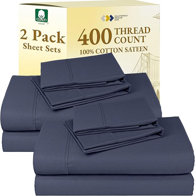 California Design Den 2-Pack Sheets Full Size Bed by CaliforniaDesignDen
