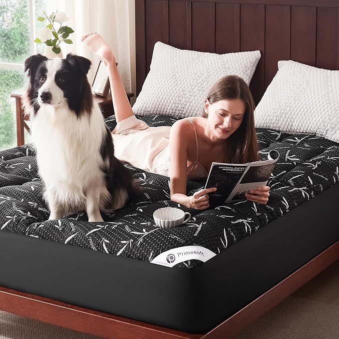 PRIMESOFT 100% Waterproof Full Size Mattress Topper, Thick Pillow Top Mattress - Image 7