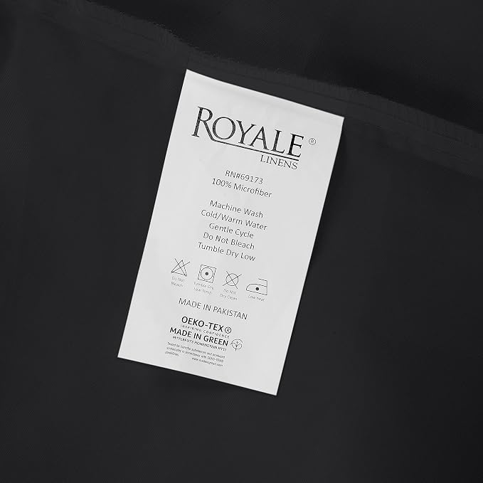 Royale Linens 2 Pack Bulk Flat Sheet Set - Image 9
