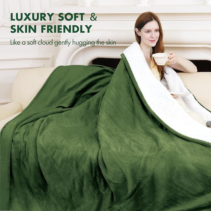 Electric Heated Blanket Twin 62" x 84" - Image 4