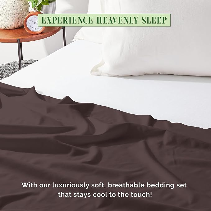 Elegant Comfort Premium Hotel Quality 1-Piece Flat Sheet, Luxury & Softest 1500 - Image 6