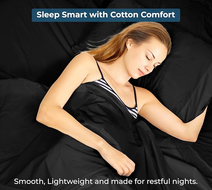 Royale Linens 100% Organic Cotton Twin Flat Sheet Only - Image 8
