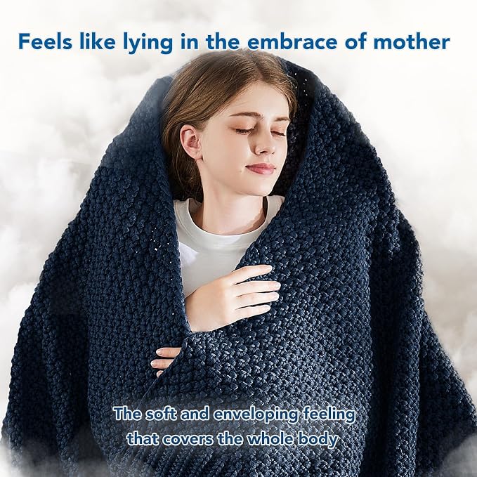 Topcee Knitted Weighted Blanket - Image 4