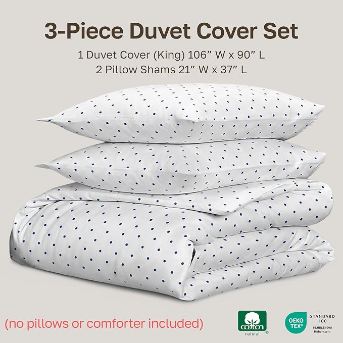 California Design Den Printed King Size Duvet Cover Set - Image 5