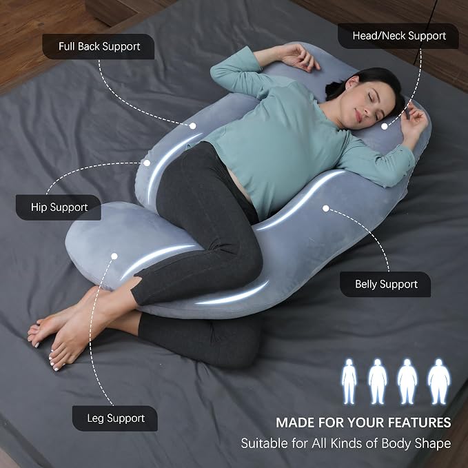 MOON PARK Pregnancy Pillows for Sleeping - Image 2