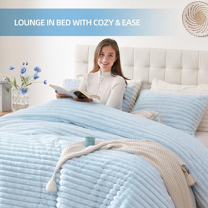 Smoofy Fluffy Twin Comforter Sets 2 Pieces - Image 6