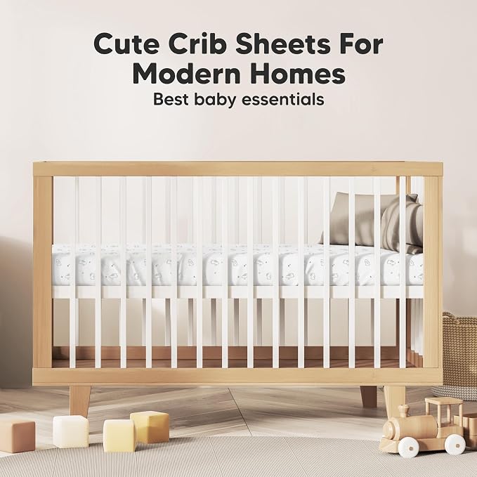 KeaBabies 2-Pack Organic Crib Sheets - Image 8