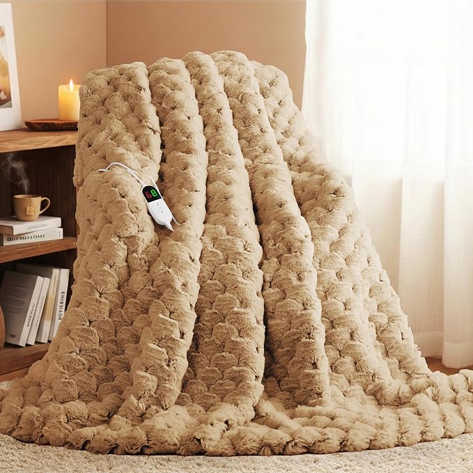 Homemate Heated Blanket Electric Throw by Homemate