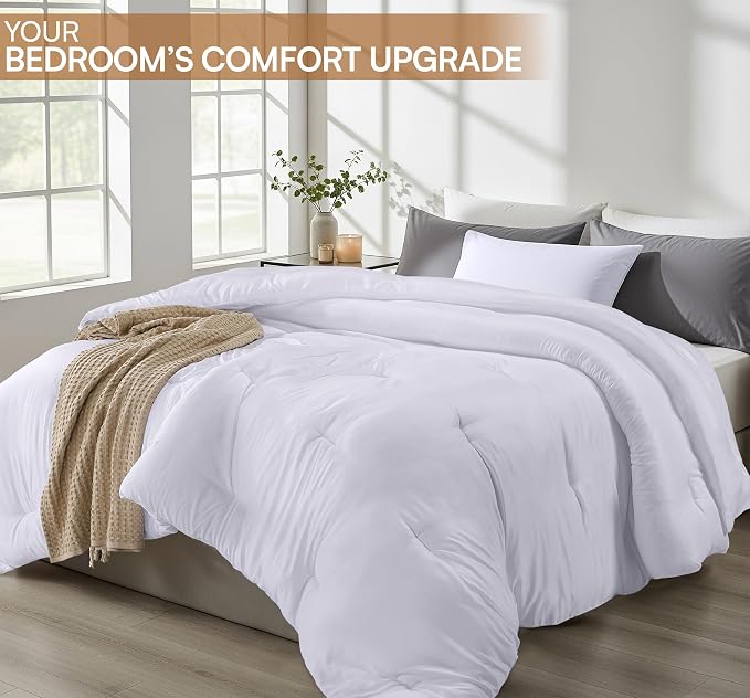 Utopia Bedding Comforters Full Size, All Season Duvet Insert, Down Alternative - Image 4
