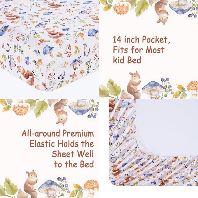 lasoftan Kids Sheet Set Twin Size, Twin Sheet Set - Image 4
