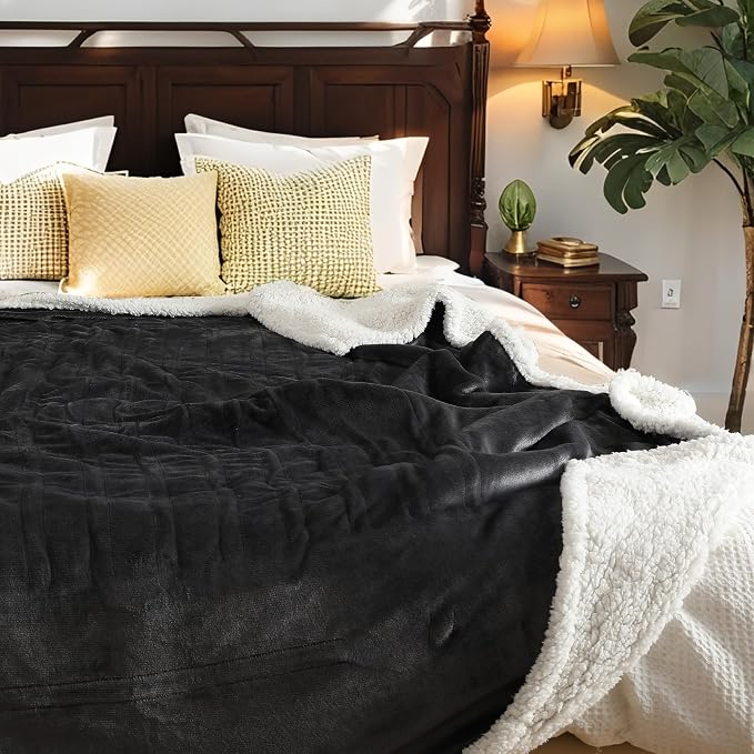 LaffyLo Heated Throw Blanket 50 x 60, Fast Heating Electric Blanket, Dual-Sided - Image 5
