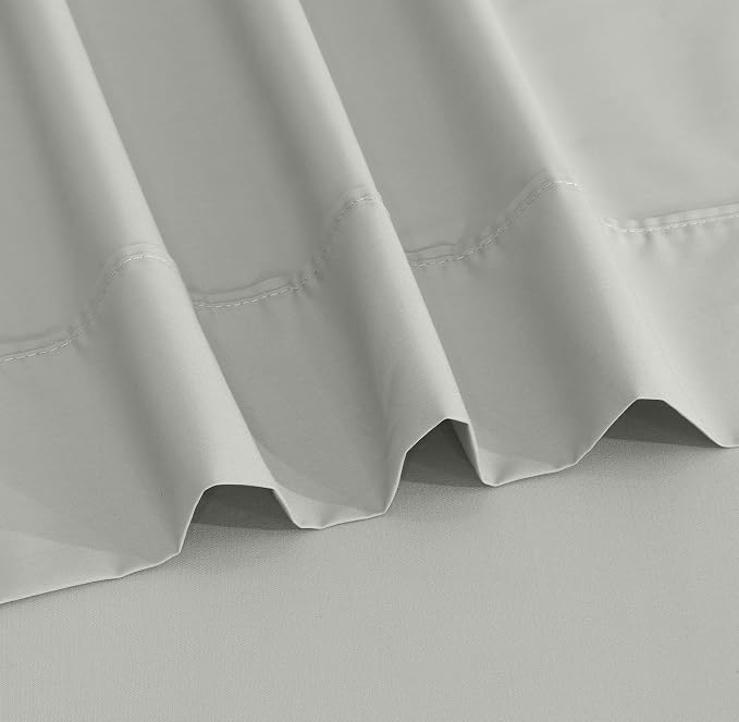 RUVANTI 100% Cotton Sheets – Full Size Percale Bedding, Cooling & Breathable - Image 4