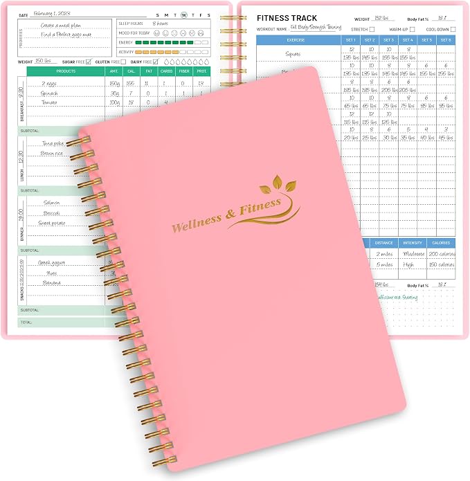 Wellness Planner & Fitness Log by Snootion