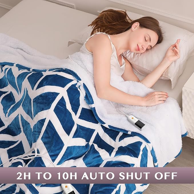 VENTIMI Electric Blanket Queen Size, Fast Heating Blanket - Image 3