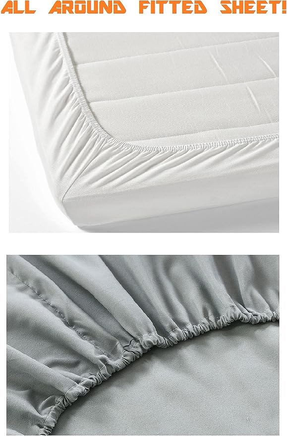 Elegant Comfort Luxury 1500 Premium Hotel Quality Microfiber 4-Piece Sheet Set - Image 4