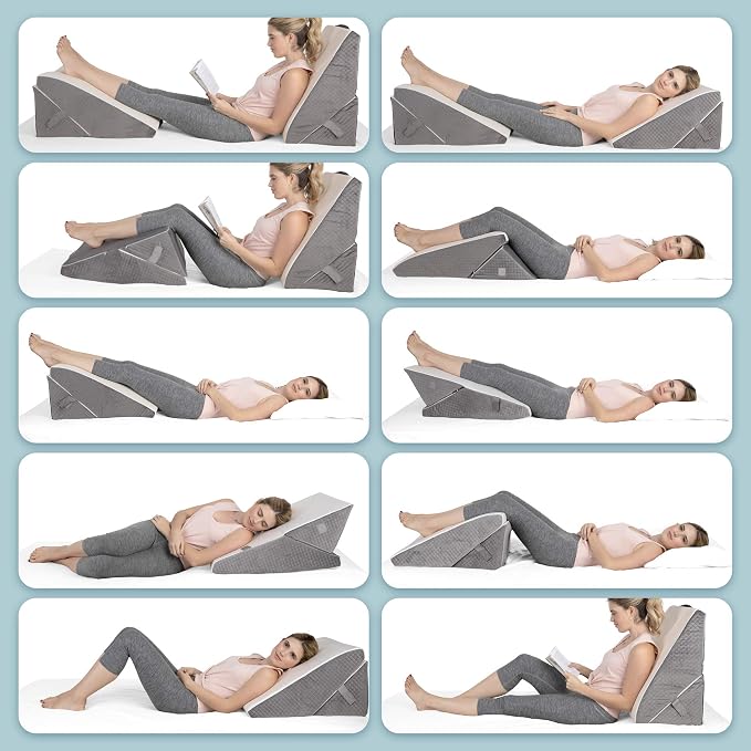 Kolbs Memory Foam Adjustable Bed Wedge Pillow - Image 2