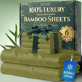 DECOLURE 100% Viscose Derived from Bamboo Sheets King Size by DECOLURE