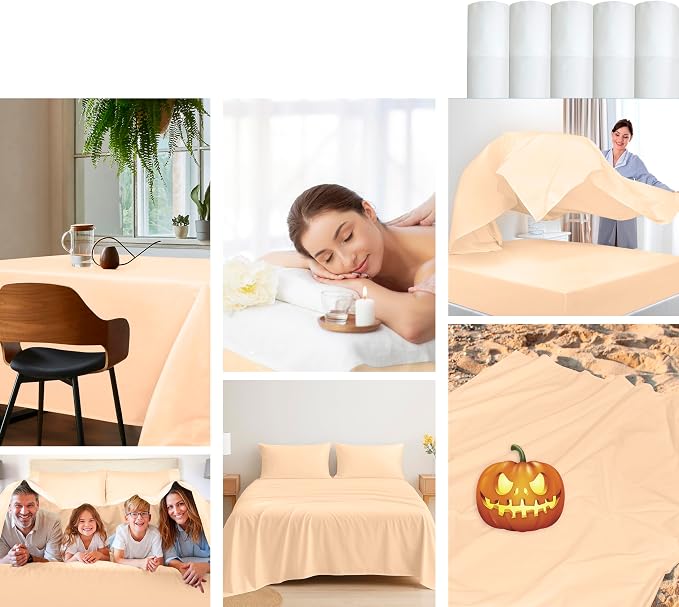 Royale Linens 100% Organic Cotton Twin Flat Sheet Only - Image 8