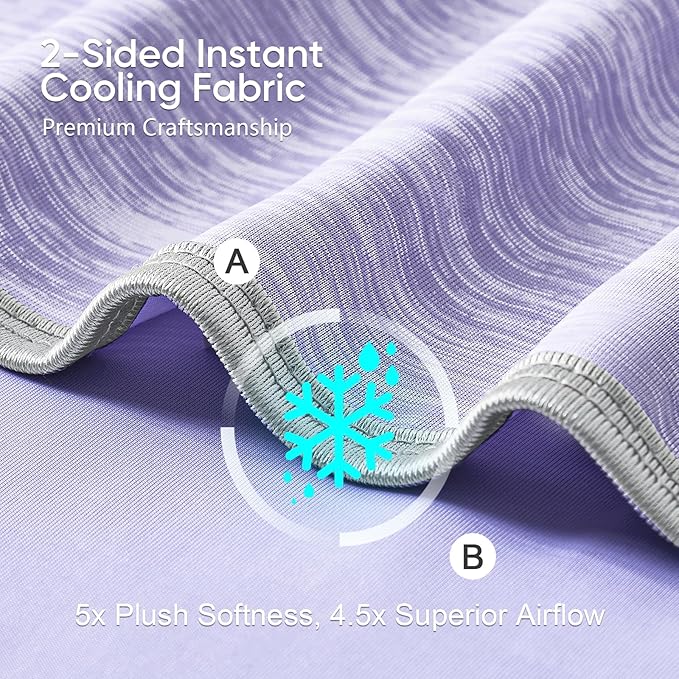 KMUSET Cooling Blanket Full Size（80"x90", Double Sided Summer Cooling Blankets - Image 3