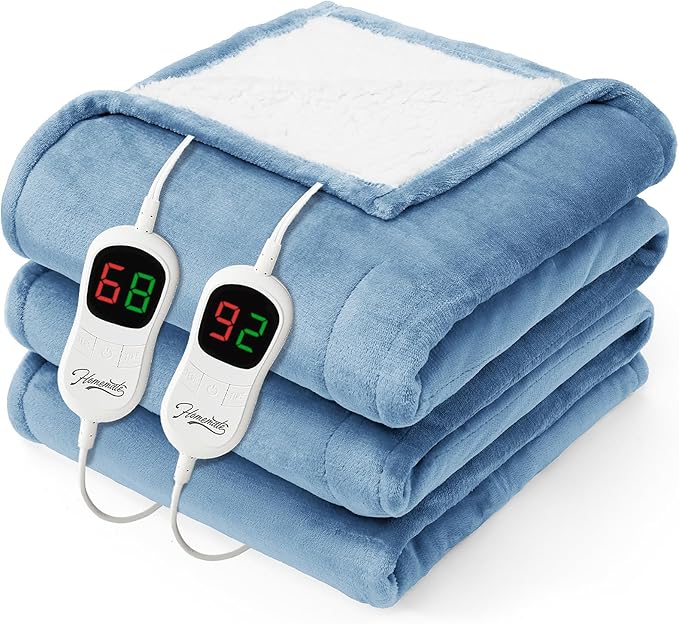 Homemate Heated Electric Blanket Queen Size by Homemate