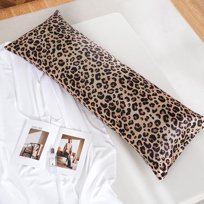 MR&HM Satin Body Pillow Cover, Soft and Breathable Body Pillow Case - Image 7