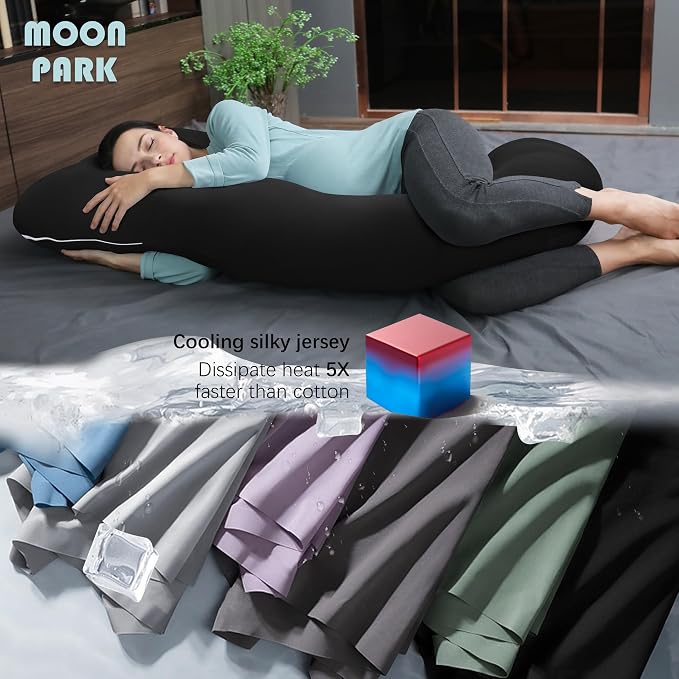 MOON PARK Pregnancy Pillows for Sleeping - Image 3