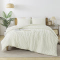 Andency Ivory Comforter Set Queen Size, Boho Soft Warm Tufted Bedding Comforter by Andency
