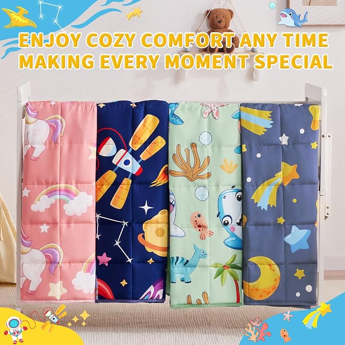 anfie Weighted Blanket Kids, Weighted Blanket Cooling Blanket - Image 7