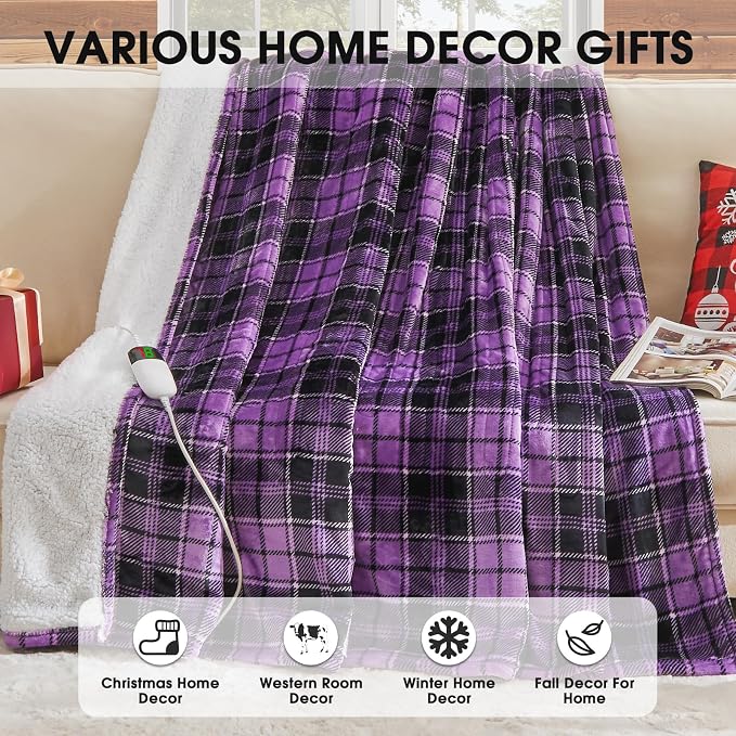 OCTROT Heated Blanket Electric, Twin Size 62X84, Heating Blanket - Image 7