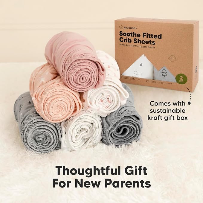 KeaBabies 2-Pack Organic Crib Sheets - Image 9