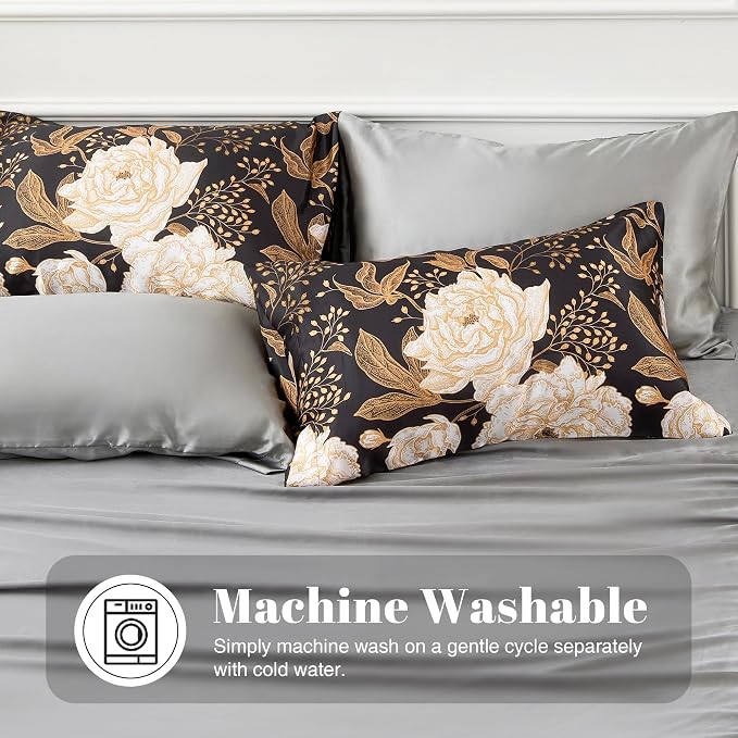 EXQ Home Satin Pillowcase for Hair and Skin Queen - Image 2