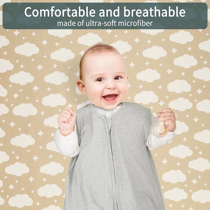 GUNTAIL Baby Crib Sheets for Boys Girls, 2 Pack Fitted Crib Sheet for Standard - Image 2