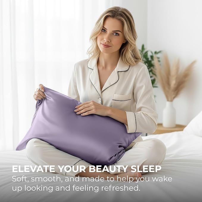 Pure Bedding Satin Pillowcase 2 Pack - Image 5
