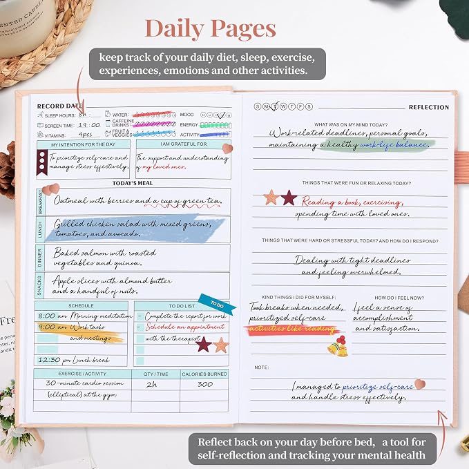5 MINUTES A DAY Mental Health Journal, Anxiety & Guided Journal - Image 3