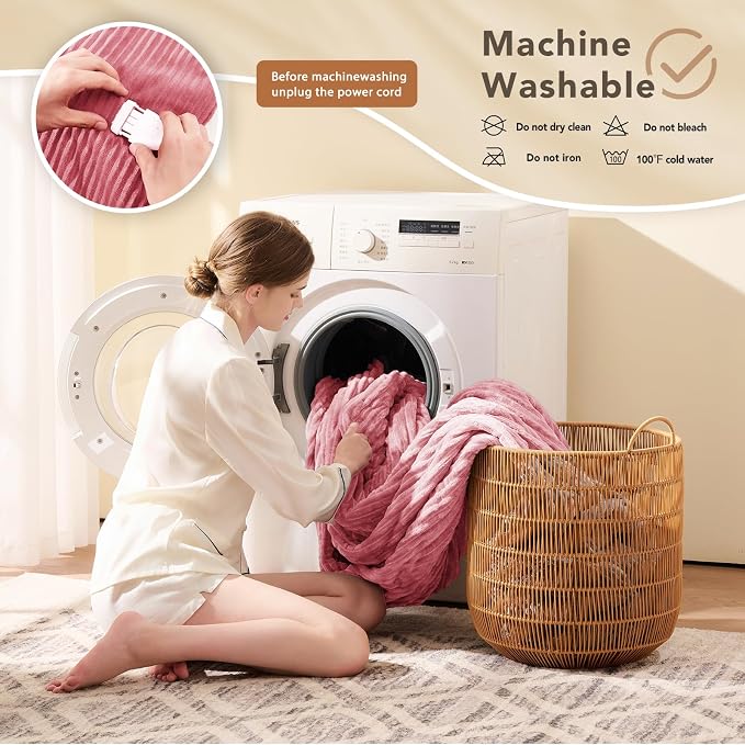 Homemate Heated Blanket Electric Throw - Image 7