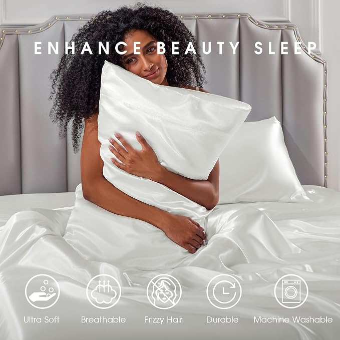 FreshCulture Satin Sheets Full Size - Image 7