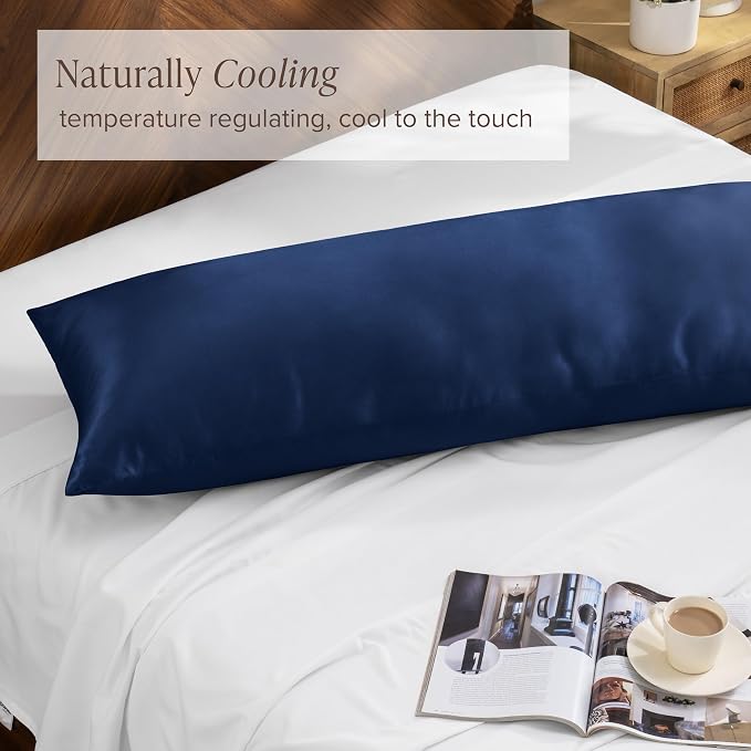 Bare Home 100% Rayon Made from Bamboo Luxury Body Size Cooling Pillowcase - Image 3