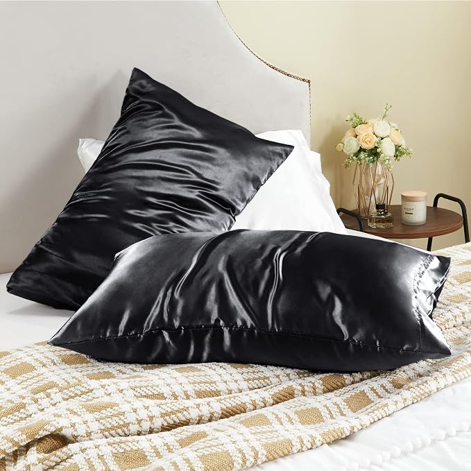 BEDELITE Satin Pillowcase for Hair and Skin, Super Soft and Cooling Similar to - Image 8